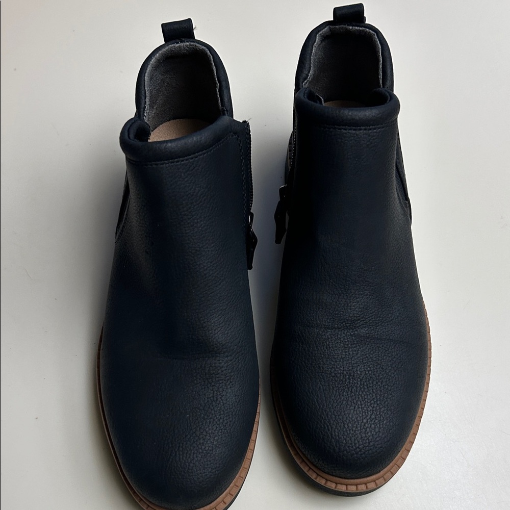 Dr. Scholl's Black Leather Booties 6.5